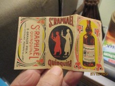 Ancienne Pochette de Papier à Cigarette St Raphael Apéritif Quinquina