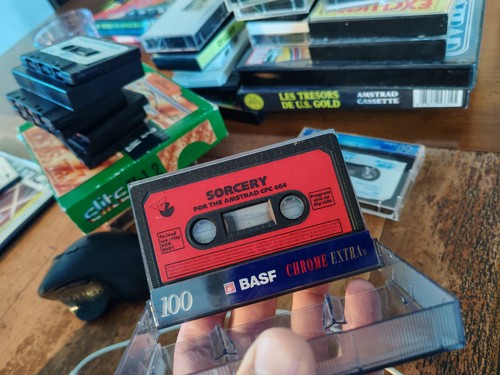 Amstrad sorcery cassette - amstrad,
