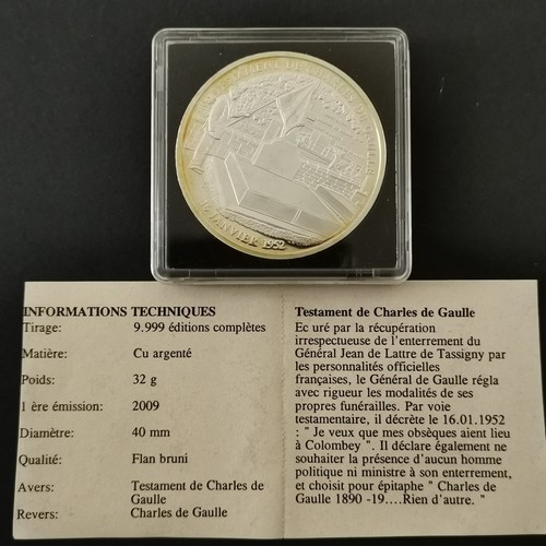 Medaille 2009 40mm 32g - medaille,