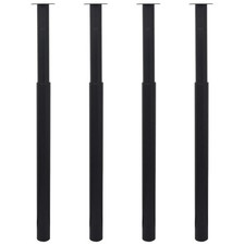 2 pieds de table télescopique