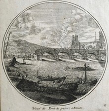 Veue de pont de pierre à