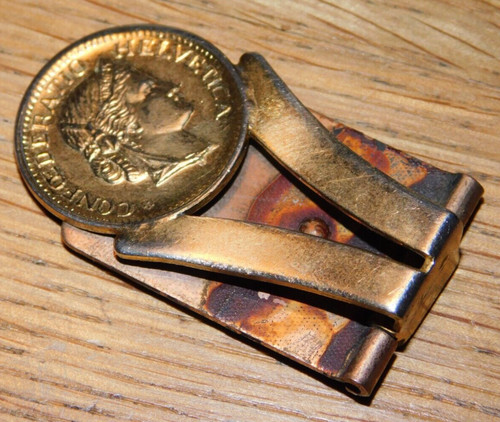 Vintage pince monnaie francs - pince,