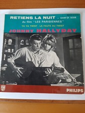 Vinyle EP 45 tours  JOHNNY HALLYDAY - Retiens le nuit , très bon