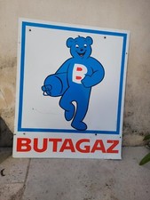 Plaque émaillée Butagaz ancienne 04/1996
