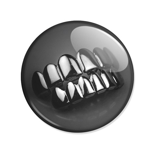 Badge dents metal dentier - dents,