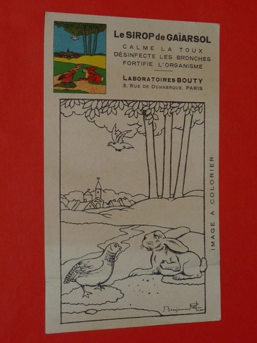 Chromo 1930 sirop gaïarsol - sirop,