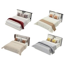 Lit de maison de poupée 1:20