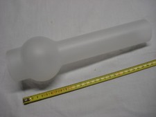 verre lampe pétrole neuf satiné base Ø 64 mm Matador de 20 (réf S33)