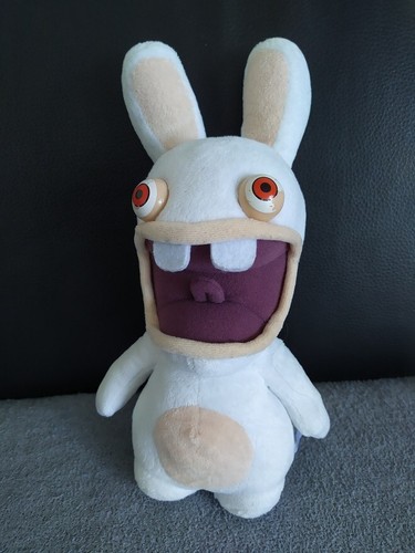 Peluche lapins crétins bouche - peluche,