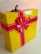 superbe et originale applique lumineuse cadeau gift jaune  idéal noel déco 