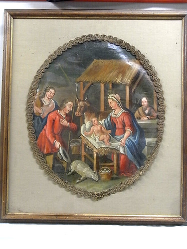 Ancien grand tableau - ancien,