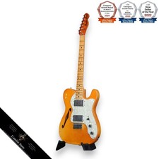 Guitare électrique Fender Telecaster Thinline 1972 Olympic White Hollow Body
