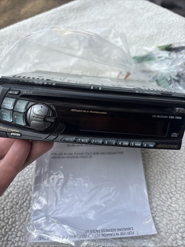 Alpine car audio - cd, in