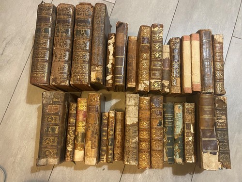 Lot livres anciens xviiie - 30,