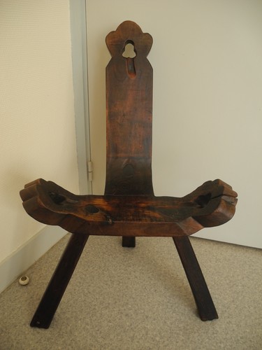 Chaise tripode bois - tripode,