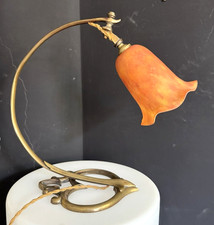 DAUM Lampe art nouveau-Pied en