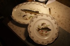 Service à Poisson Porcelaine