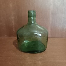 Bouteille dame-jeanne verte en