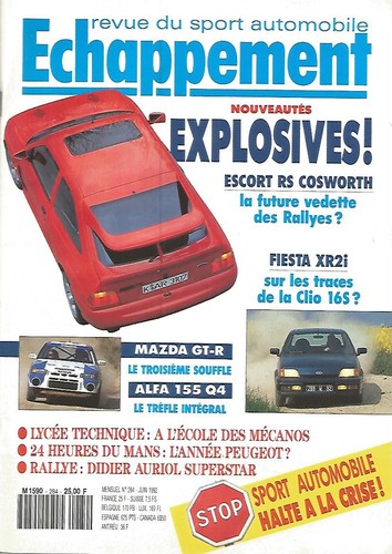 Echappement 284 escort rs - escort,
