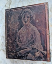 Ancienne Matrice D'imprimerie Cuivre Vers 1930