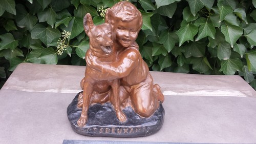Ancienne sculpture plâtre - ancienne,