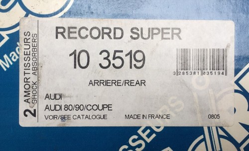 Neuf amortisseurs super - neuf,