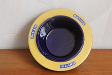 GRAND CENDRIER RICARD / MODELE SATURNE GRAND FORMAT 20 de diamètre /  PUB RICARD