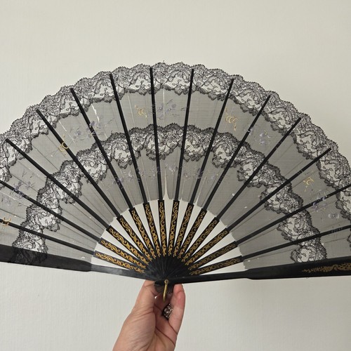 Grand eventail ancien - grand, 1900