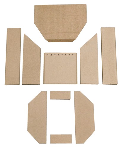 Habillage foyer pour - habillage, d