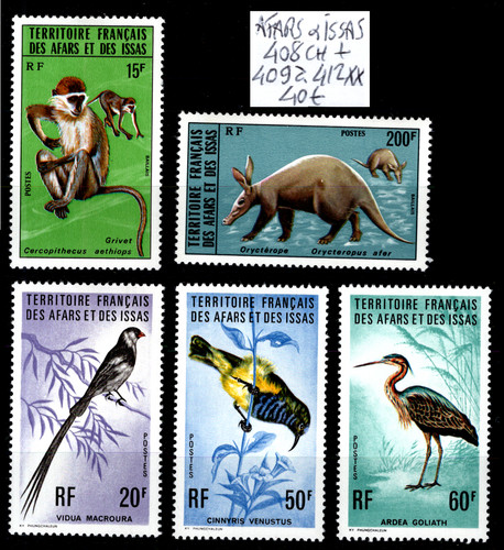 Afars issas timbres n 408 - afars,
