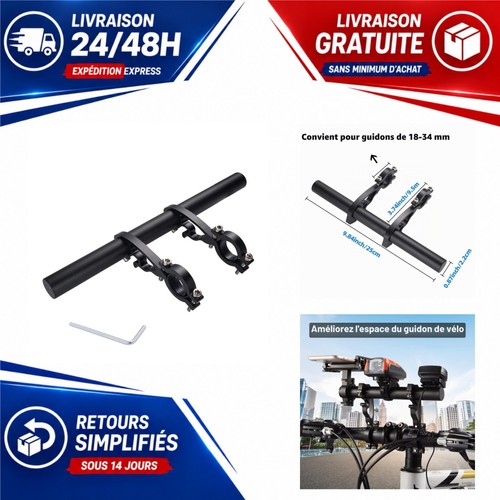 Rallonge guidon vélo yizhet - guidon,