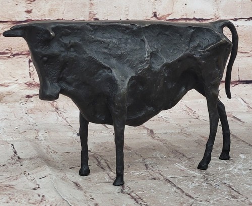 Statue taureau bronze abstract - taureau,