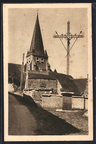 Cpa beine chablis église et - beine, /chablis,