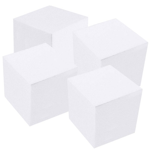 4pcs craft mousse cube carré - 4pcs,