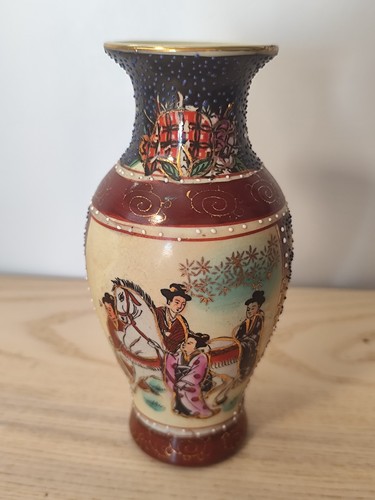 Vase asiatique style satsuma