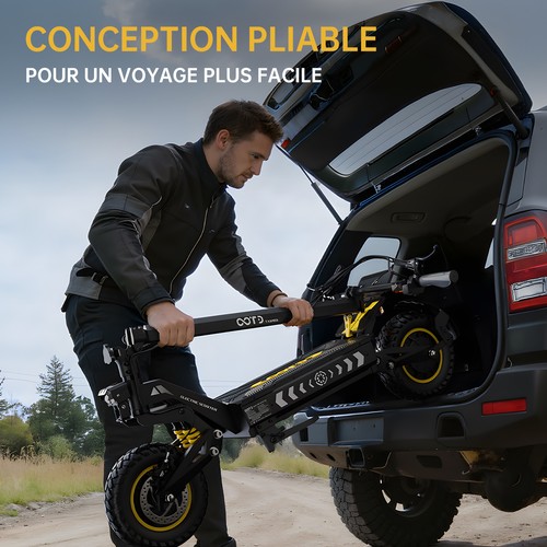 Pliant trottinette électrique - pliant,