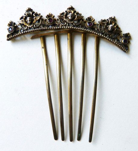 Peigne diadème vermeil - diadème,
