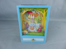 Ancienne boite a musique lapin animé qui danse , testé OK