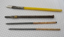 ANCIENS PORTE-PLUME ET  PORTE MINE POUR ARDOISE D' ECOLIER