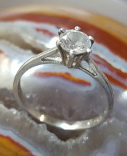 Alliance argent 925 solitaire 