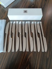 Christofle Acier Inoxydable Modèle Delta 12 Couteaux De Table