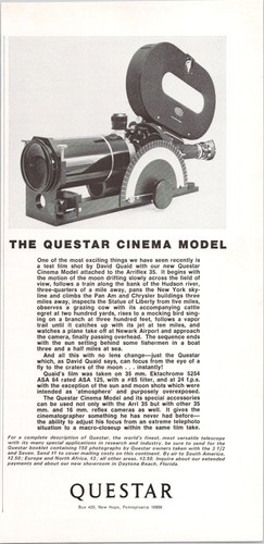 Questar cinema model print - questar,