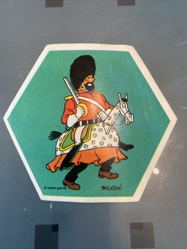 Ancien autocollant tintin - tintin, et