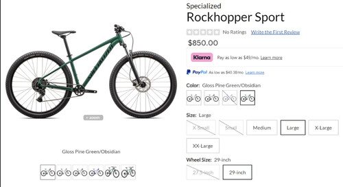 Specialized rockhopper sport - specialized,