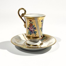 Tasse porcelaine blanc et - en,