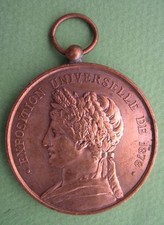 RARE MEDAILLE D'ADMISSION pour
