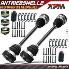 2x Arbre D'Entraînement Arrière Sans Bague ABS Manuelle pour VW Transporter T3