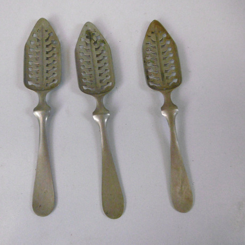 Absinthe metal spoons - 3, lot4