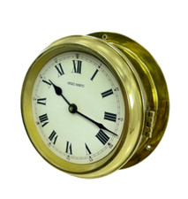 Horloge Argo Navis Bateau Yacht Nautique Maritime Classique Rétro Laiton