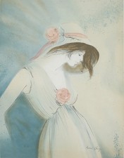 Bernard CHAROY : Aurélie - Lithographie originale signée